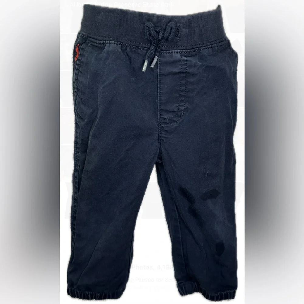 Ralph Lauren baby boy navy blue pants size 9mo
